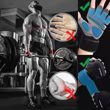 WIinmax Half Finger Fitness Gloves Palm Protect Non-Slip Weightlifting Dumbbell Horizontal Bar Training Gloves Gym Equipment