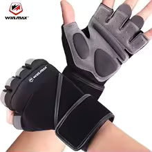 WIinmax Half Finger Fitness Gloves Palm Protect Non-Slip Weightlifting Dumbbell Horizontal Bar Training Gloves Gym Equipment