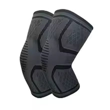 2pcs Unisex Compression Knee Sleeves - Knee Support & Protection for Basketball, Running, Cycling & All Sports