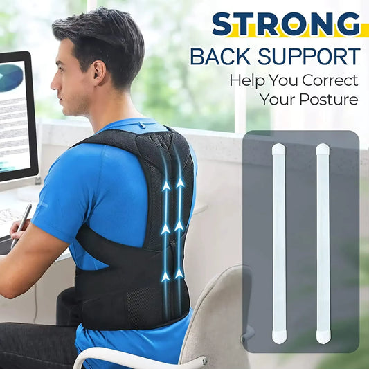 Back Brace and Posture Corrector for Men and Women Back Straightener Posture Corrector Scoliosis & Hunchback Correction Support