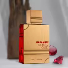 Al Haramain Amber Oud Ruby Edition Eau De Parfum Spray 60ml (2 oz) - Unisex Arabian Perfume for Women & Men, Long-Lasting Amber